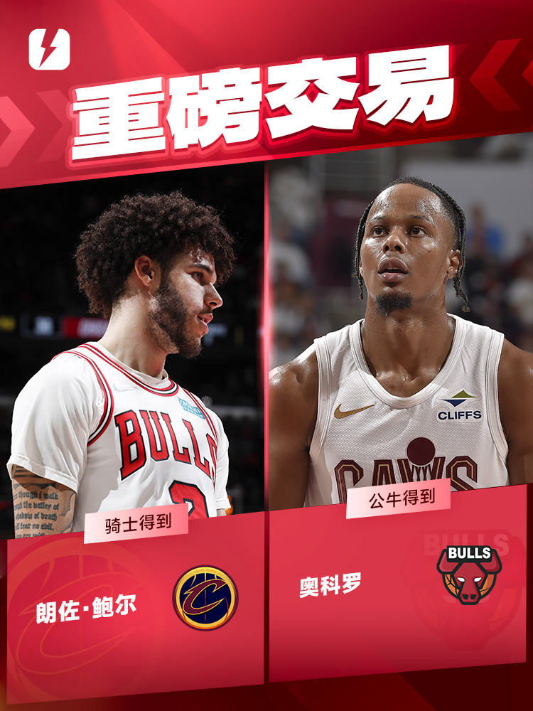爱游戏中国-ESPN为朗佐·鲍尔交易评级：鲍尔提供良好补充获A，公牛未额外要求选秀权被评B-