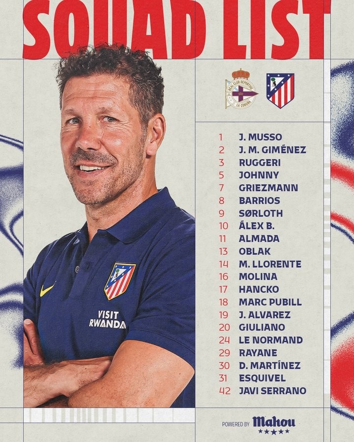 ayx-马竞国王杯大名单：即将转会的拉斯帕多里、加拉格尔缺席