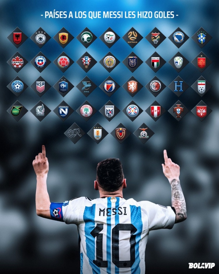 爱游戏-对赞比亚破门后，梅西国家队生涯已攻破40支球队的大门